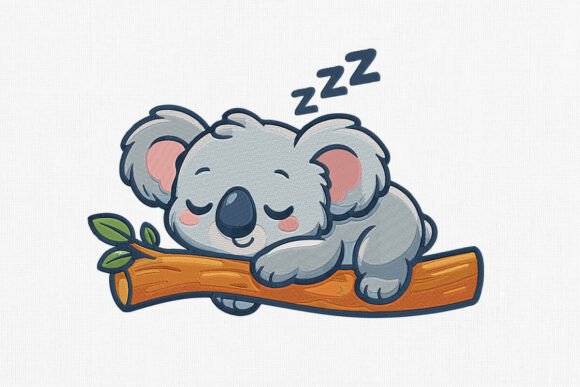 Cute Sleeping Koala Embroidery Design Review