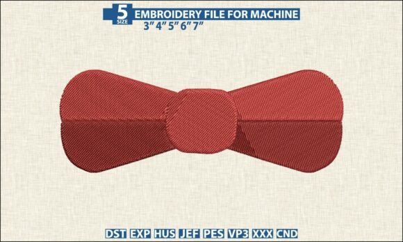 h1Red Bow Tie Embroidery Design Adds Sophisticated Charm to Small Business Merchandise/h1
