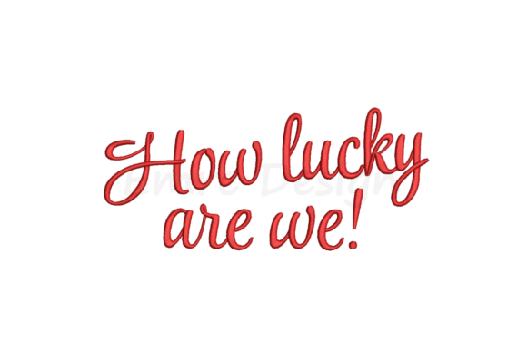 How Lucky Are We Embroidery Design: A Designer’s Review for Small Business Use