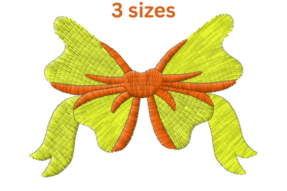 Simple Bow Embroidery Design Review for Boutique Apparel