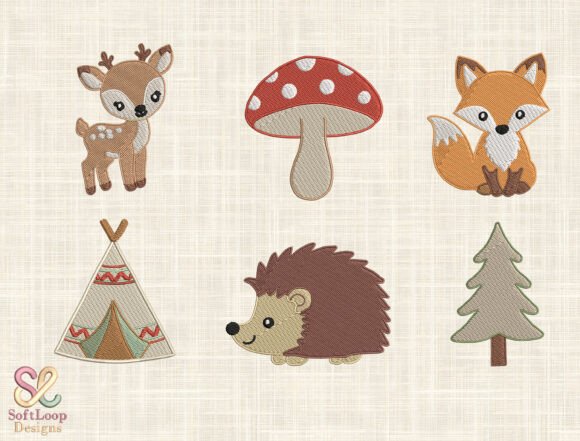 Woodland Animals Embroidery Design Set Review